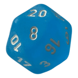 Chessex Frosted Caribbean Blue W20