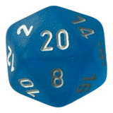 Chessex Frosted Caribbean Blue W20