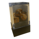 Chessex Glitter Gold/Silver 7er MINI Set