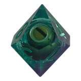 Drachenaugen-Würfel Blau-Lila W10