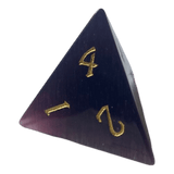 Dunkellila Opal Glaswürfel W4