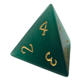 Dunkelgrün Opal Glaswürfel W4