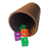Chessex Würfelbecher Flexibel (Braun)