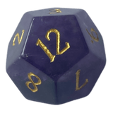 Amethyst Edelsteinwürfel Lila W12