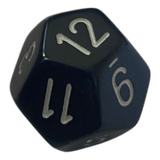 Chessex Opaque Black/White W12