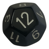 Chessex Opaque Black/White W12