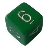 Chessex Opaque Green W6