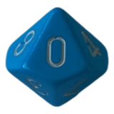 Chessex Opaque Light Blue W10
