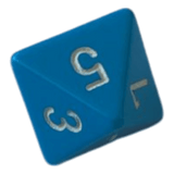 Chessex Opaque Light Blue W8