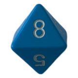 Chessex Opaque Light Blue W8