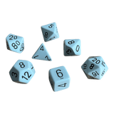 Chessex Opaque Pastel Blue/Black Set