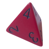 Chessex Opaque Red/Black W4