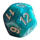 Perlmutt W12 in grün