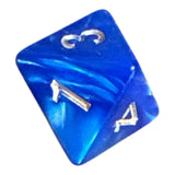 Perlmutt W8 in blau/gold