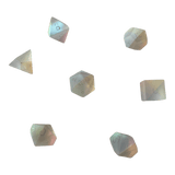 Regebogenfarben Frosted Glaswürfel Set