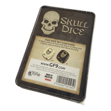 Totenkopf Würfel Set inkl. Metallbox