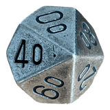 Chessex Solid Metal Silver Color W10-0