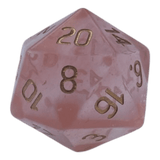 Strawberry Quartz Edelsteinwürfel W20