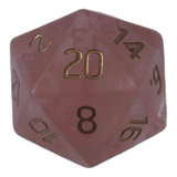 Strawberry Quartz Edelsteinwürfel W20