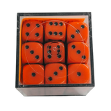 Chessex Chessex Opaque Orange/black W6 12mm Set