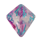 Chessex Mega‑Hedral - Nebula Nocturnal/turquoise Dice Set (20mm)