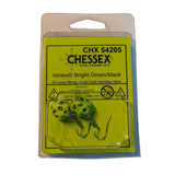 Chessex W20 Ohrringe – Vortex Bright Green Mini-Poly