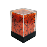 Chessex Chessex Opaque Orange/black W6 12mm Set