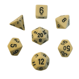 Opaque Pastel Yellow/black Set
