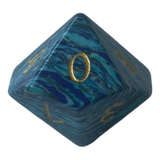 Turquoise Blau Edelsteinwürfel W10