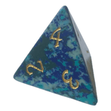 Turquoise Blau Edelsteinwürfel W4
