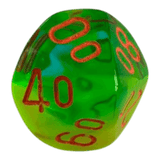 W10-0 Chessex Gemini Plasma Green/Teal/Orange