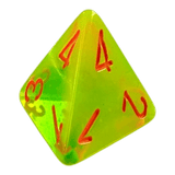 W4 Chessex Gemini Plasma Green/Teal/Orange