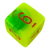 W6 Chessex Gemini Plasma Green/Teal/Orange