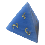 Waerfel Stube Agate Edelsteinwürfel Blau W4