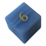 Waerfel Stube Agate Edelsteinwürfel Blau W6