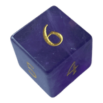 Waerfel Stube Amethyst Edelsteinwürfel Lila W6