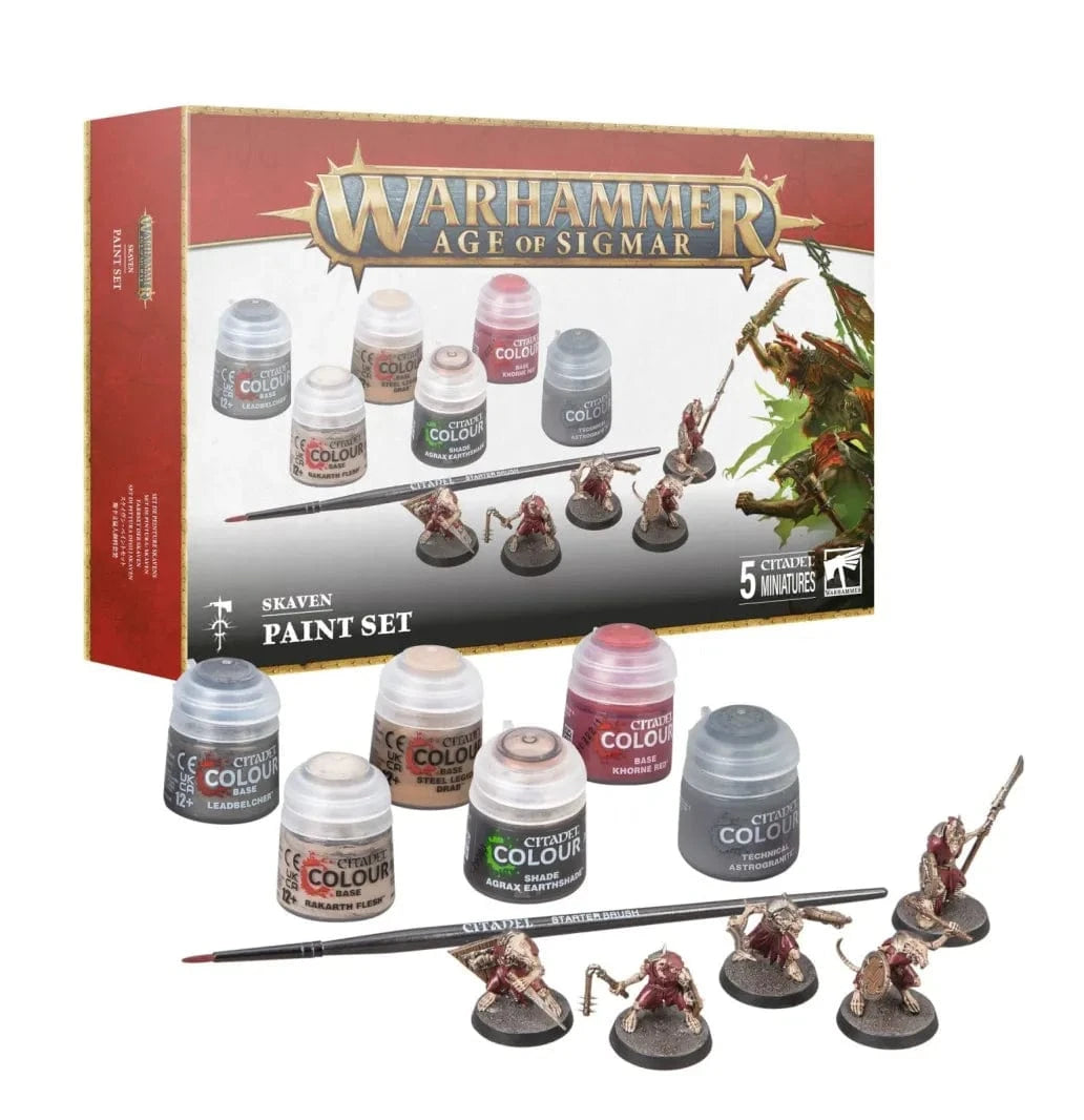 Games Workshop AOS SKAVEN Farbset