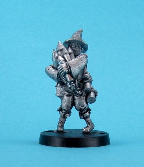 Ral Partha Apprentice Pyromancer with Fireworks