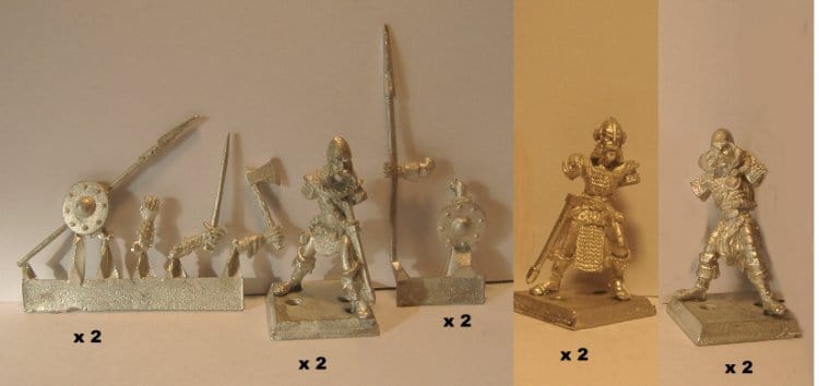Ral Partha Barbarian Empire Reaver Marine A (with weapon mix)