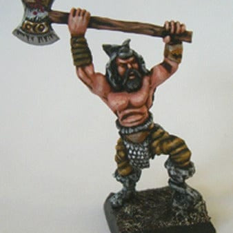 Ral Partha Barbarian Empire Reaver Tyrant Berserker with Battleaxe