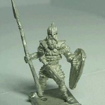 Ral Partha Barbarian Empire Reaver Tyrant C: Choice of Shields