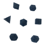 Waerfel Stube Black Frosted Glaswürfel Set