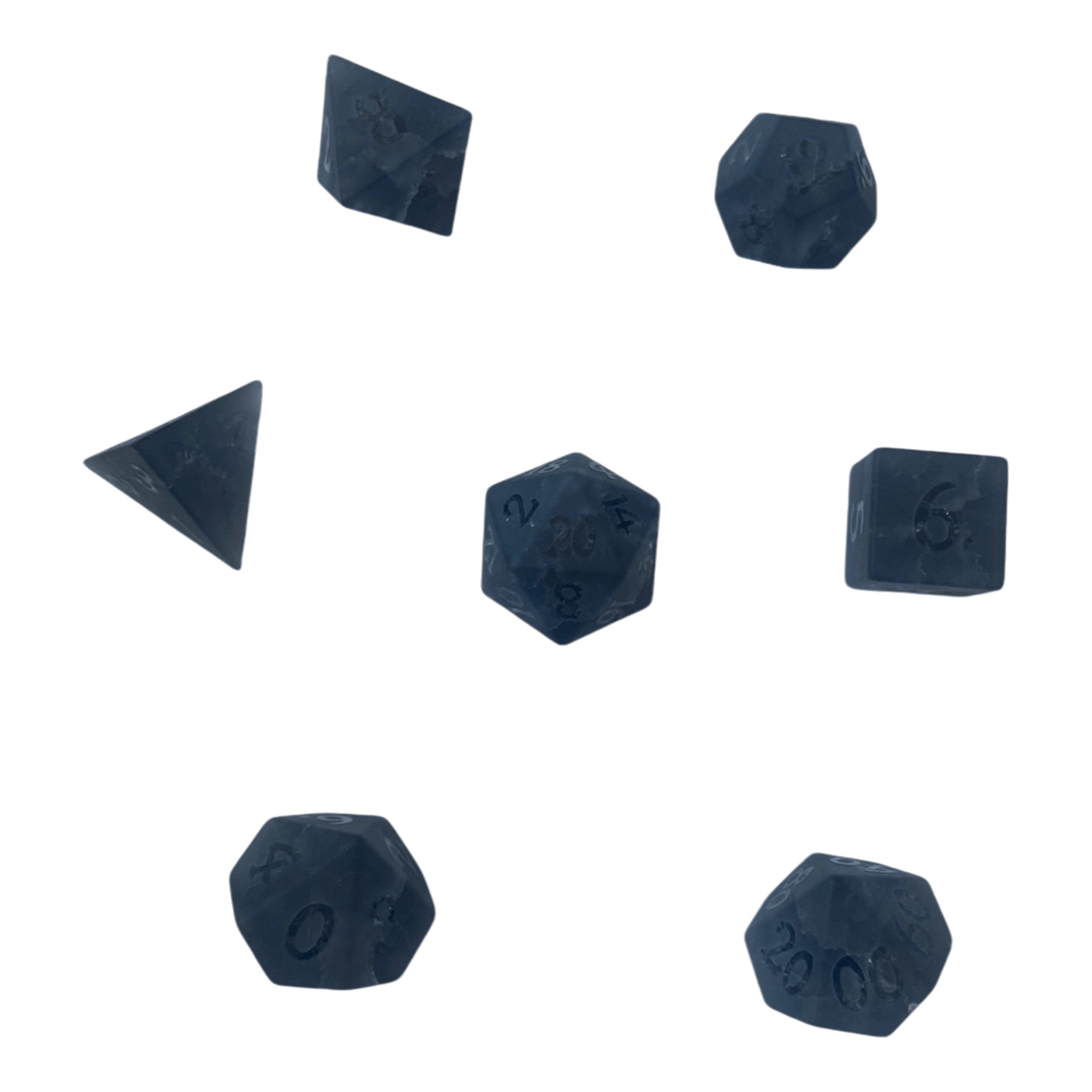 Waerfel Stube Black Frosted Glaswürfel Set