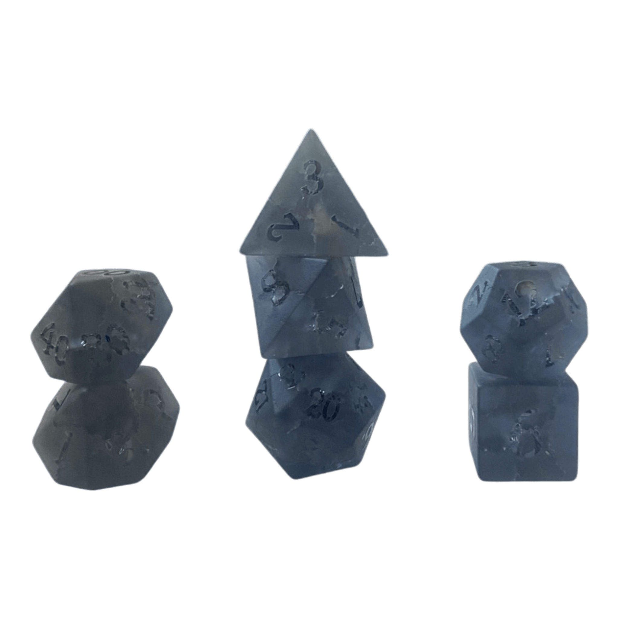 Waerfel Stube Black Frosted Glaswürfel Set