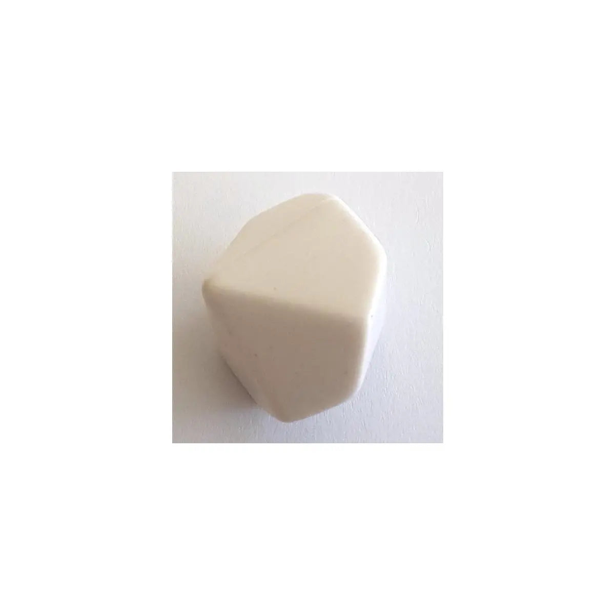 Blanko Würfel W10 weiß