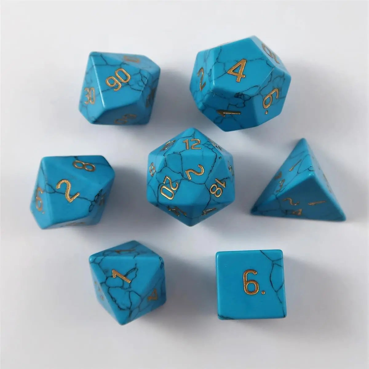 Blauer Türkis Set