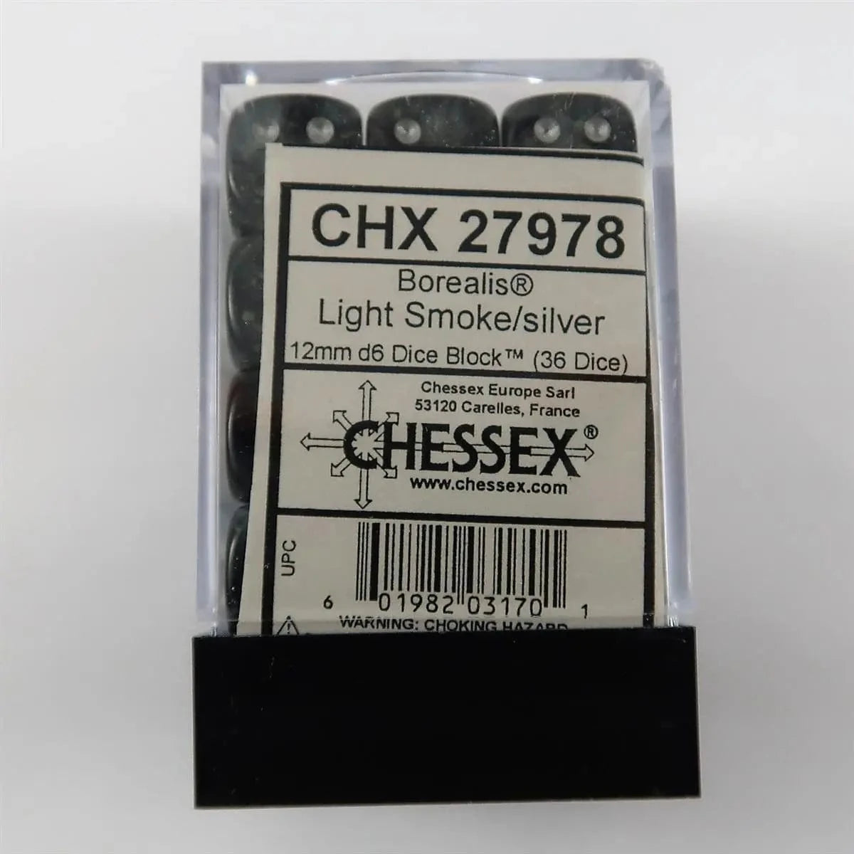Chessex Borealis Light Smoke luminary W6 12mm Set
