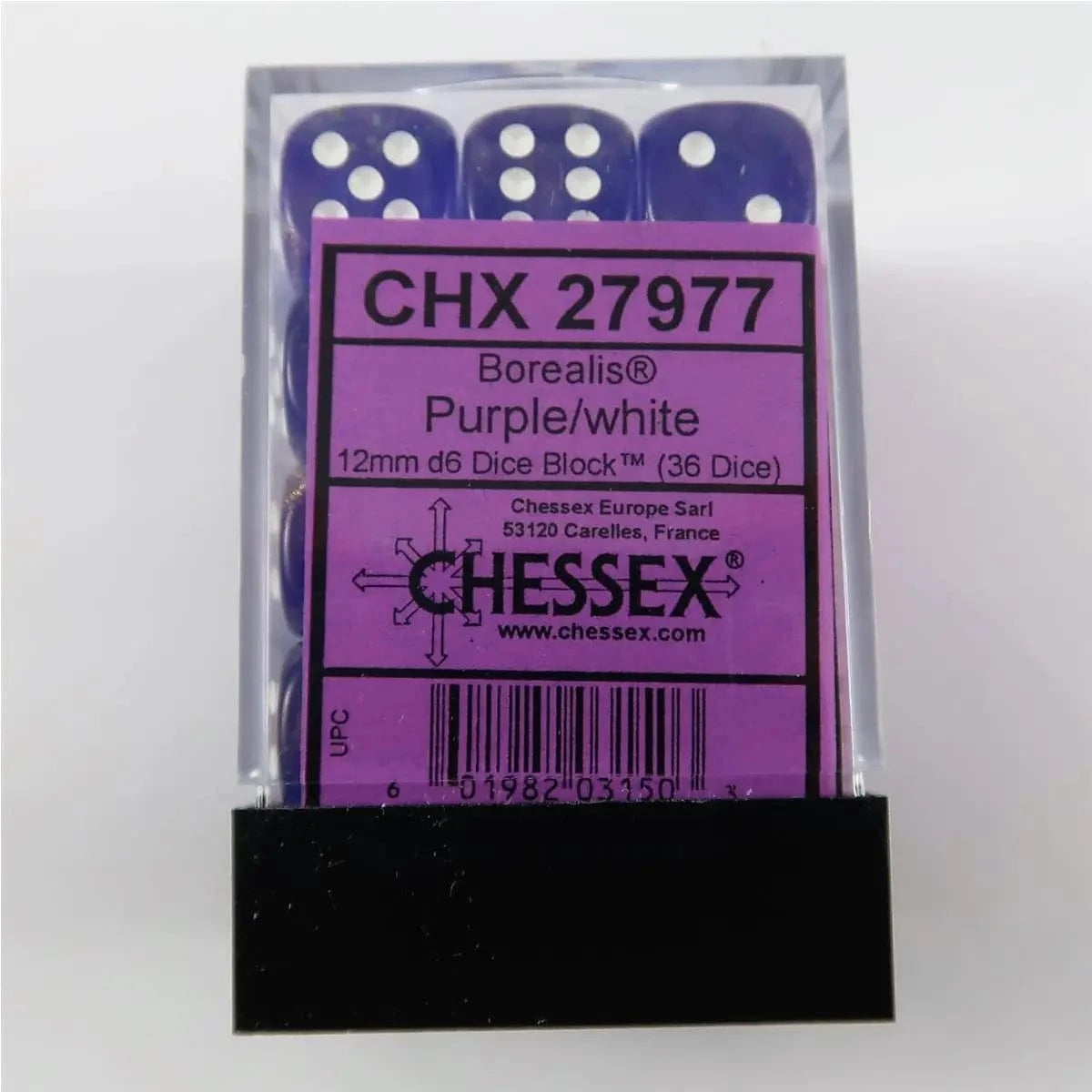 Chessex Borealis Purple luminary W6 12mm Set