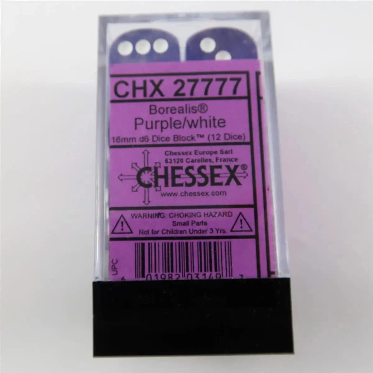 Chessex Borealis Purple luminary W6 16mm Set