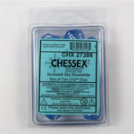 Chessex Borealis Sky Blue luminary 10 x W10 Set